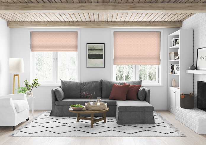 Luxor, Rosedust - Roman Blind - Image 5